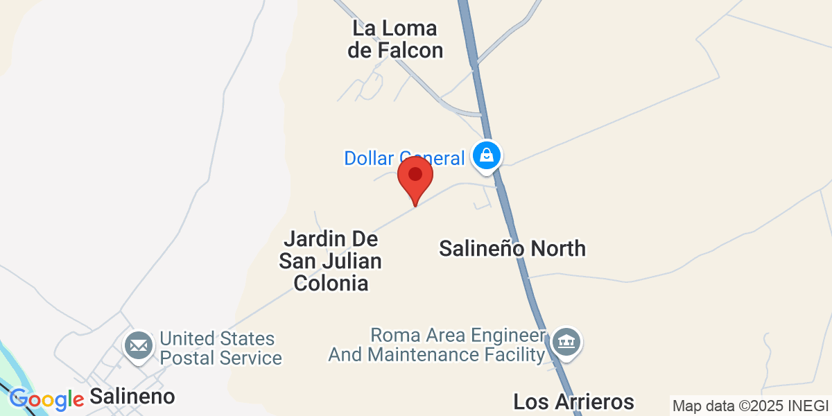 Map of Salineno Public Library